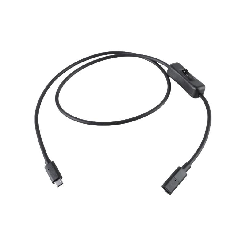 

USB C 3.1 Gen 2 Extension Cable Cord with Switching Key Supports 10Gbps Data and 100W Power Delivery for Laptops Phones 1