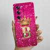 For OPPO Reno 12 Pro 5G Case Crown Letters Liquid Silicone Phone Cover For OPPO Reno12 Reno 12 12Pro Coque CPH2625 CPH2629 Funda
