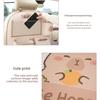 Car anti-kick mat Rear seat anti-dirt mat Cute car rear seat child anti-wear protective mat Car storage bag