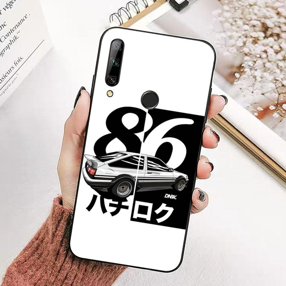 Anime Initial D AE86 Tail Light Phone Case For Redmi 8 9 10 pocoX3 Pro for Samsung Note 10 20 for Huawei Mate 20 30 40 50 Lite