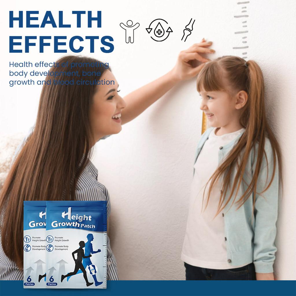 Jiangao Patch Acupoint Patch To Promote Growth (6 Patches Per Bag) Height Growth Foot Patch Care Foot Patch To Improve The Body Shape Of Adults