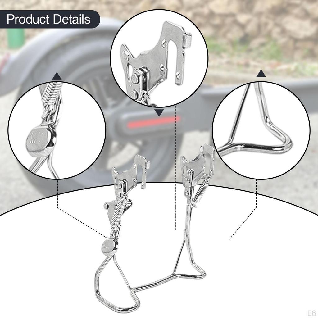 Bike Drop Stand Parking Rack Double Foot Rear Kickstand for Adults