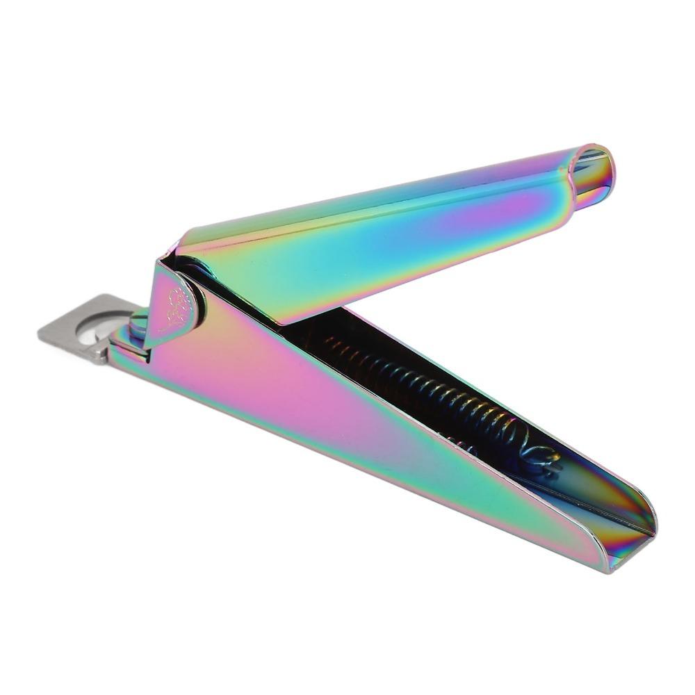 Rainbow Color Rainbow Chameleon Acrylic Nail Trimmer For Natural Nails