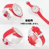 Swatch x OMEGA Exclusive Rubber Strap with Clicker Feature (Red & White/Mars)