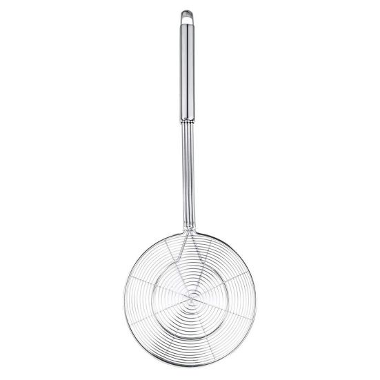 

Чистые продукты Круглая длинная ручка из нержавеющей стали Кухонный дуршлаг для жарки еды Фильтр-сетка Совок one size