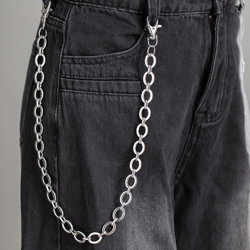 Metallkette Hüftkette Halskette Armband High-End Trendig Cool Personalisiert Jeans Kette Modeaccessoires