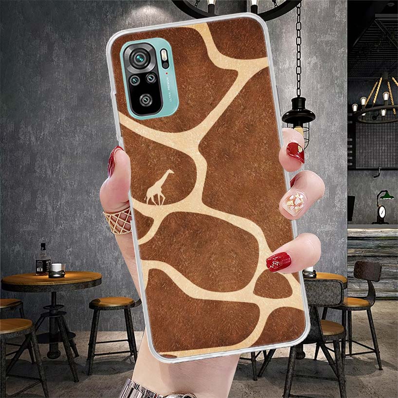 Cute Cartoon Giraffe Animal Soft Phone Case For Xiaomi Redmi Note 15 14 14S 13 12 Pro Plus 12S 11 11S 11E 10 10S 11T 5G Fundas C