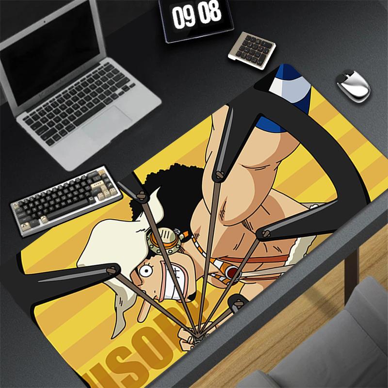 Mouse Pads Fashion Brand Desk Mat Protector Gaming One Piece Mousepad Office Table Decor Keyboard Long Pad Computer Gamer Mats