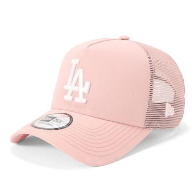 New Era 9FORTY AFrame Trucker Netzmütze 15200441 NER35C4759 LA Pink Rouge New Era Netzmütze 9FORTYAFRAME MLB ONSPOTZ Exklusiv UNTER dem Schirm Los Angeles
