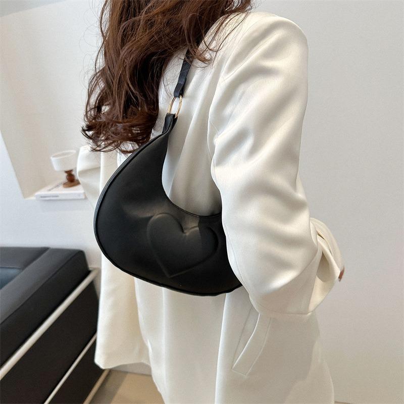 Sense women's bag, crescent bag, armpit bag, commuter messenger bag, shoulder bag, new bag, niche crescent bag.