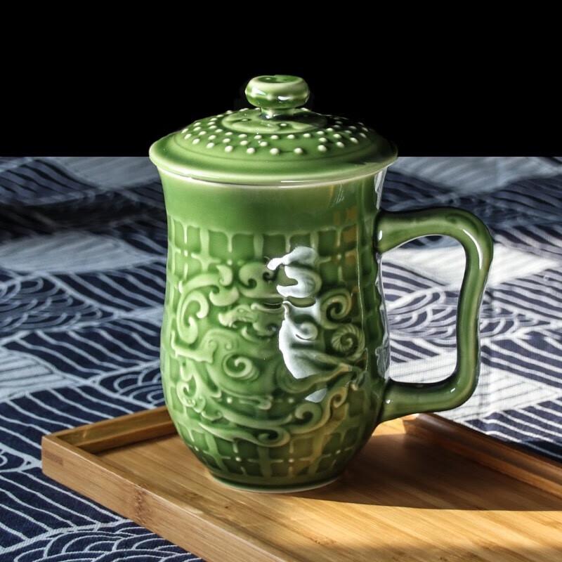 ACERA Phoenix Motif Tall Personal Tea Cup 450ml