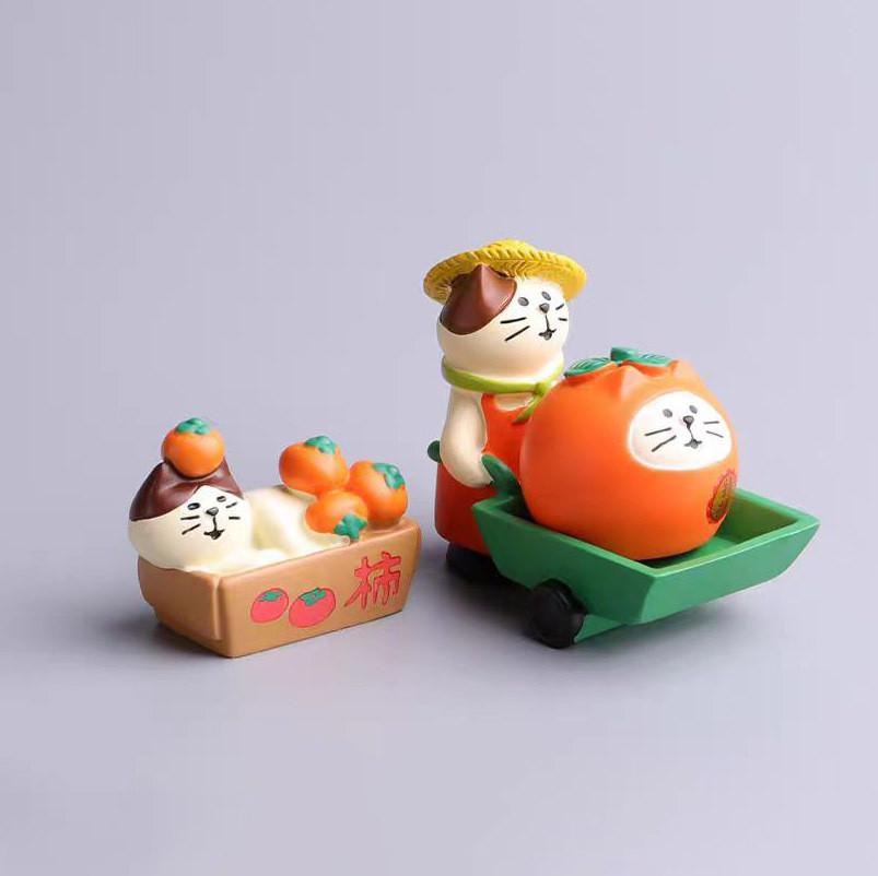Small Resin Cat Miniature Dollhouse Decoration For Home Office Display