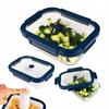 Rectangular Glass Vacuum Container - Capacity 1040 Ml
