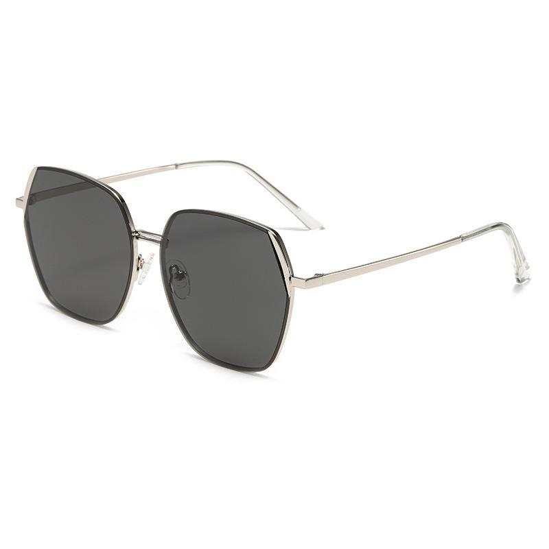 Large Frame Trendy Personalized UV Protection Travel Polarized Sunglasses Trendy Personalized Polarized Nylon Women's Sunglasses