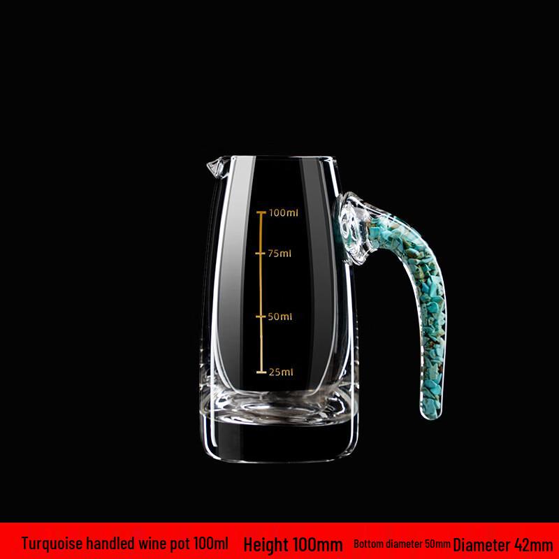 SHANGQI Crystal Glass Liquor Decanter and Shot Glass Set