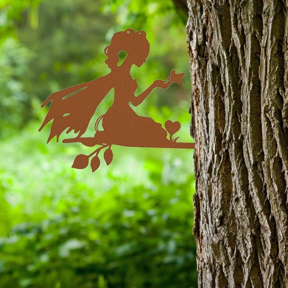 

Metal Wall Art Fairy Garden Decor 24x27