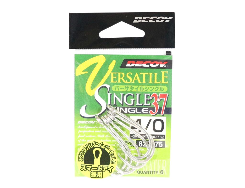 Decoy Single 37 Versatile Lure Hook Size 4/0 (7475)