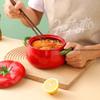 Binaural Soup Bowl Household New Instant Noodle Bowl Student Dormitory Ceramic Soup Bowl with Lid