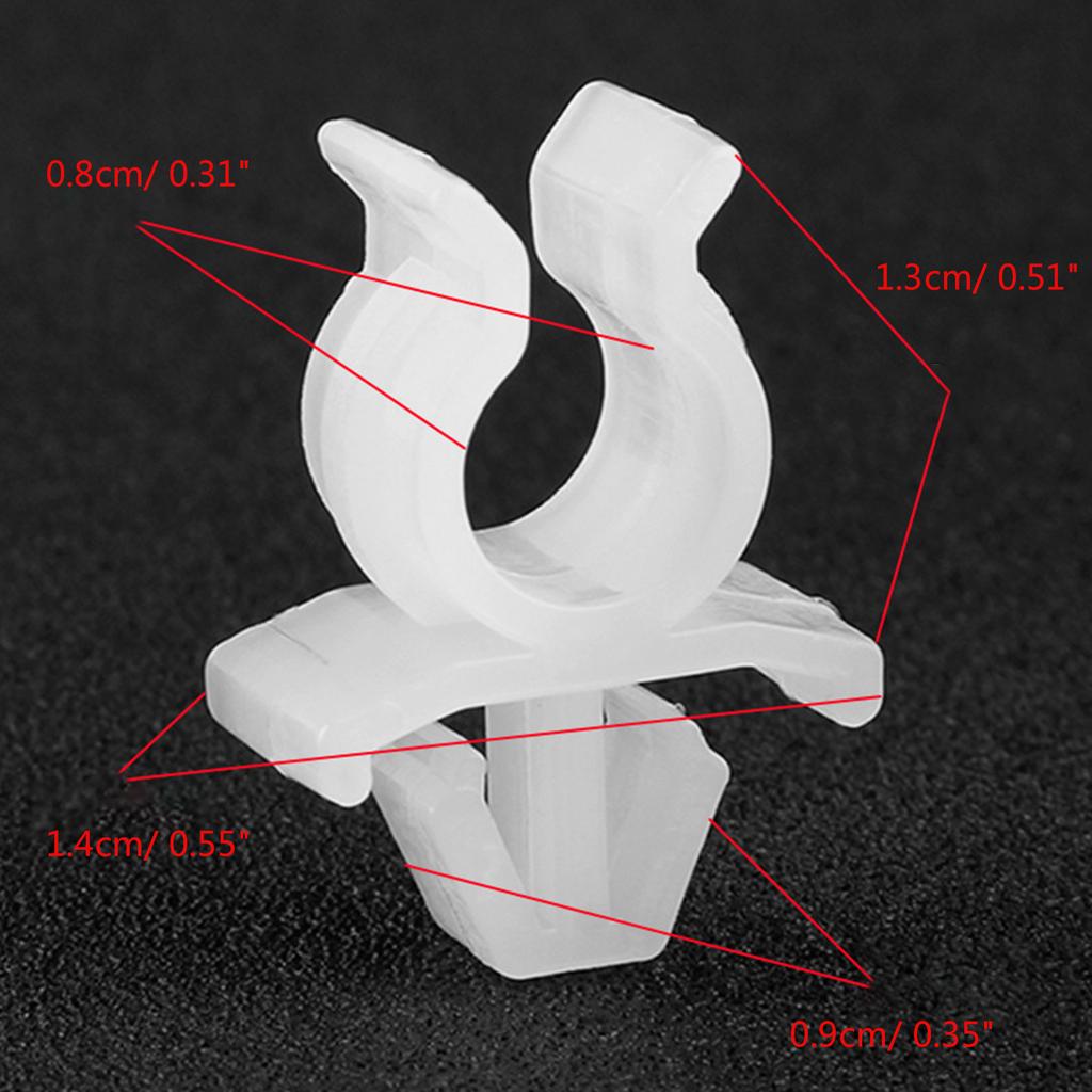 10Pcs Hood Support Prop Rod Clip Buckle 65722-01E00 for Nissan Car Accessories Hood Prop Rod Support Rod Retainer Clamp