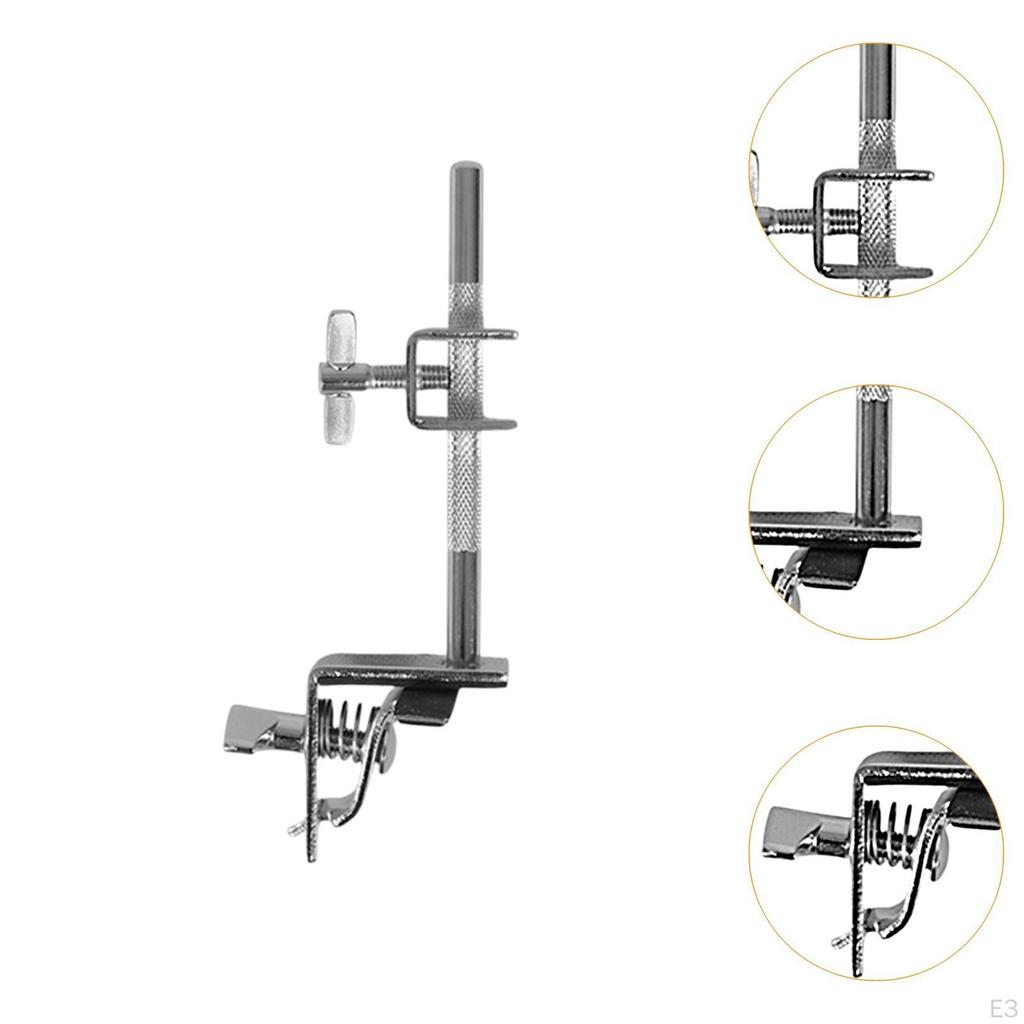 Držák na cowbell k basovému bubnu, příslušenství pro pevné ráfky, stojan na cowbelly, držák na cowbell