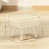 Comfortable Stool with Padded Seat, Stable Square Stool, Seat Stool for Flexible Use (only with 1pc stool)