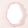 Irregular Shape Electroplated Cloud Makeup Mirror for Tabletop, Wall-Mount, or Dorm Rooms