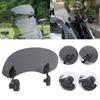 Motorcycle Wind Deflector With Adjustable Angle Windshield Extension Spoiler For Street Cruisers And Retro Bikes