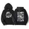 Men's retro rock Arctic monkey hooded sweatshirt hooded sweatshirt with music album patternHip Hop large retro hooded sweatshirt