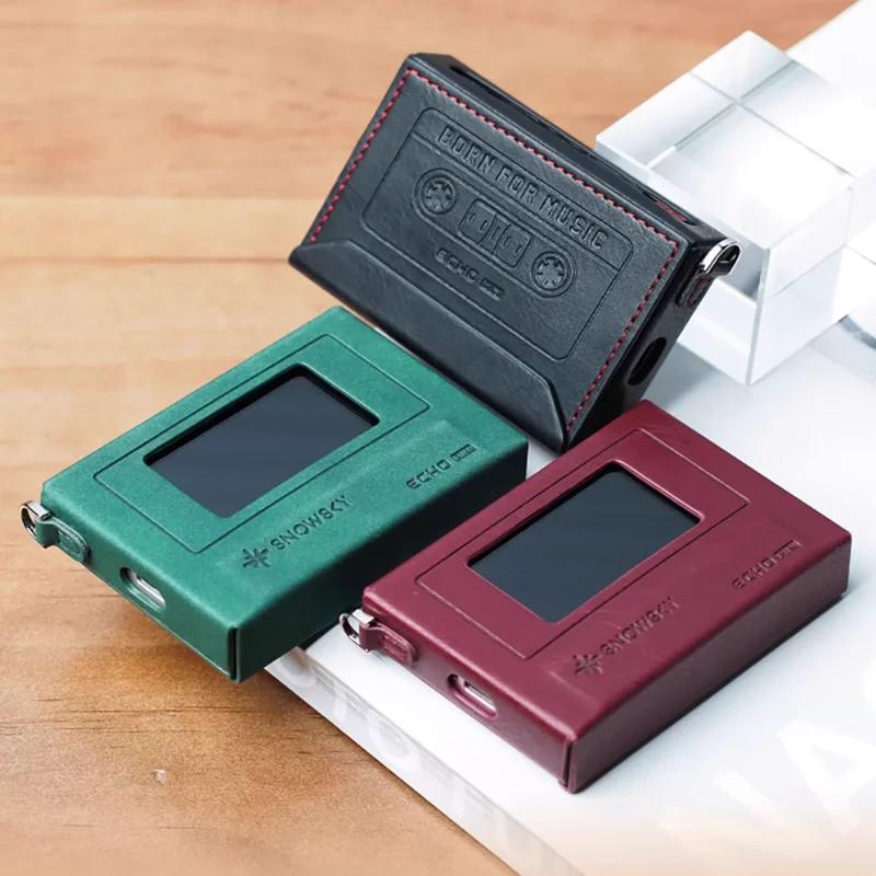 FIIO SNOWSKY Echo Mini Music Payer Protective Case Portable SK-ECHO MP3 Player Protective Case Portable PU Retro Colorful Case
