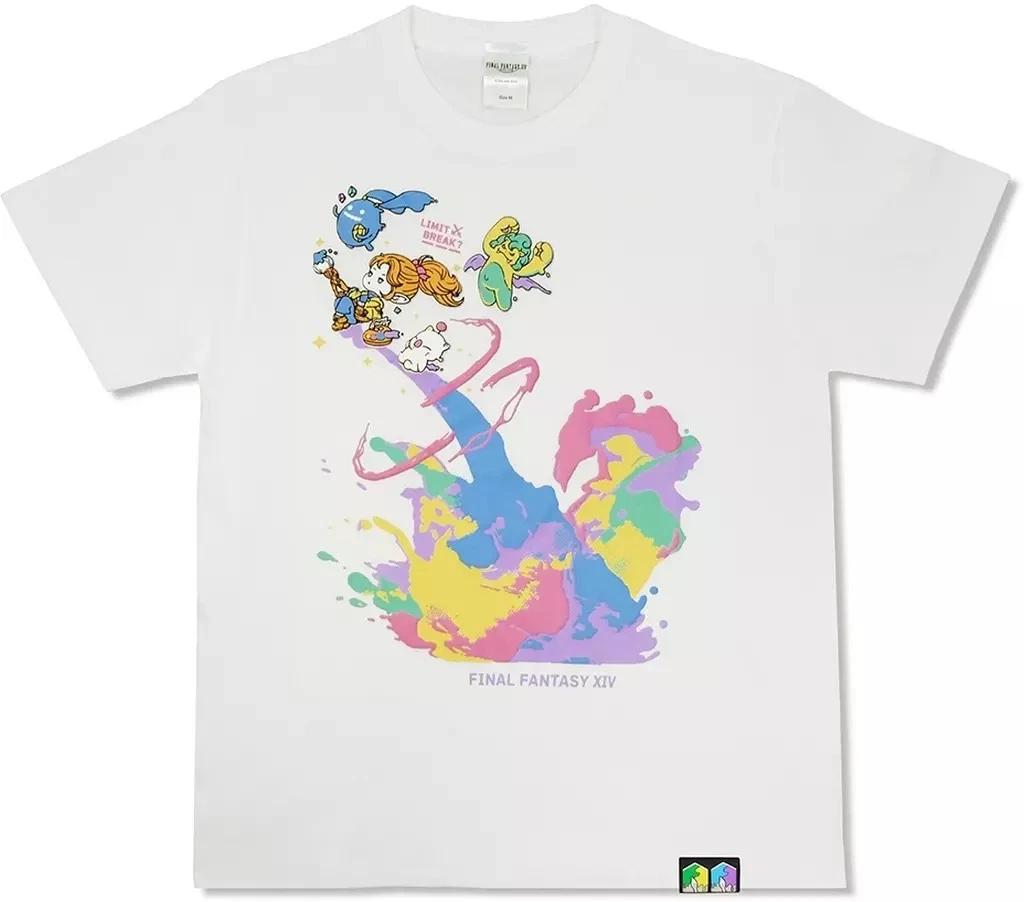 

Square Enix Final Fantasy 14 Pictomancer T T-Shirt White XL Puff Print New XL