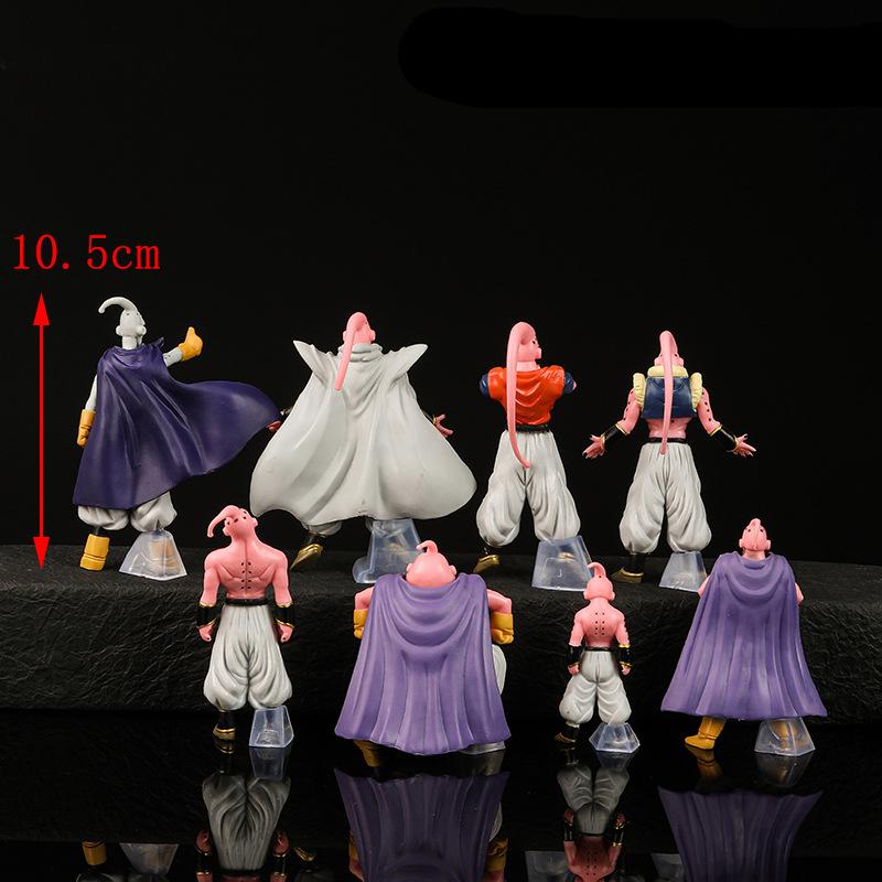 Dragon Ball Eight Buu Figurines Evil Majin Buu Bui Martial Arts Club Super Saiyan Anime Model Ornaments