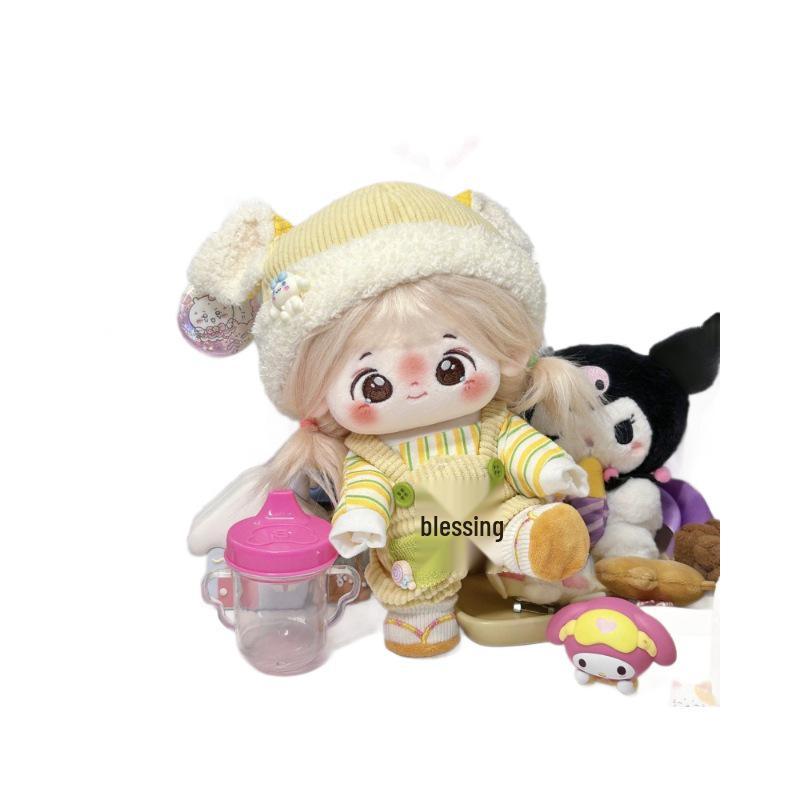 2024 Winter Cotton Plush Outfits for 20cm Dolls