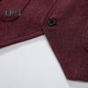 Men Suit Vest Lapel Sleeveless Single Breasted Slim Fit Waistcoat with Flap Pockets Solid Color Formal Business Vest Coat