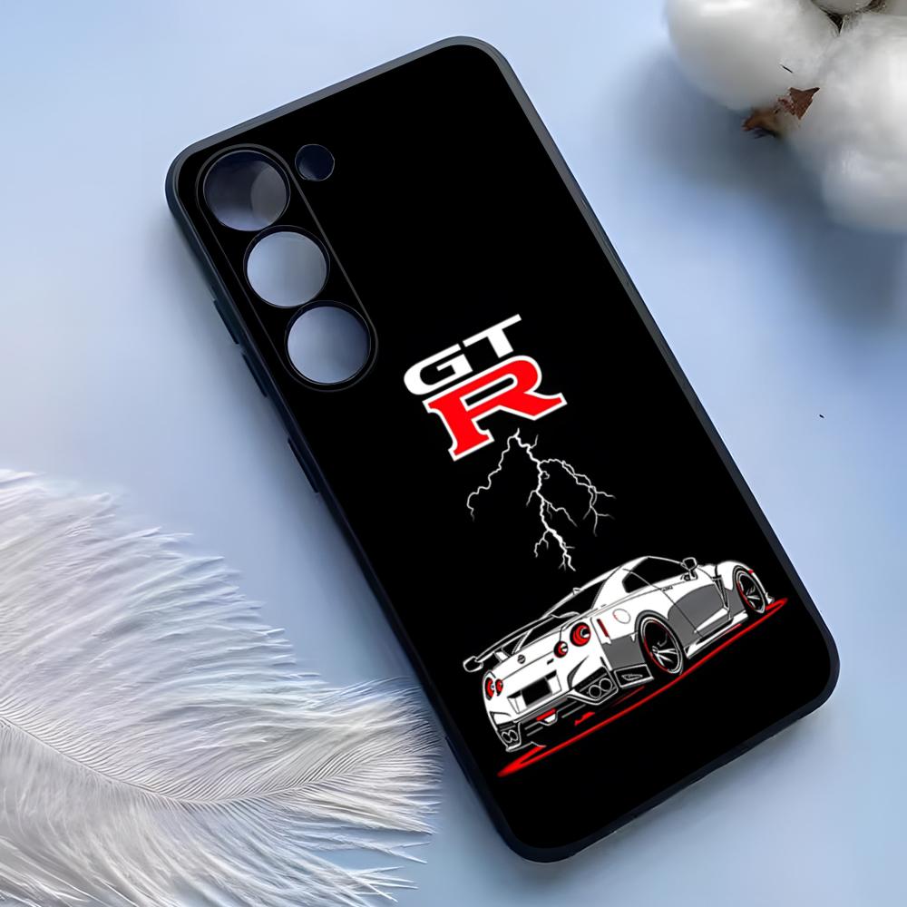 S-Skyline GTR Pouzdro na telefon Pro Samsung S25 Ultra S24 S23 S22 S21 S20 Plus Fe Galaxy A54 A53 A34 A25 Silikonový kryt