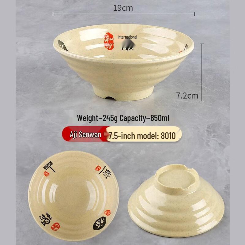 Jijun Melamine Noodle & Soup Bowl