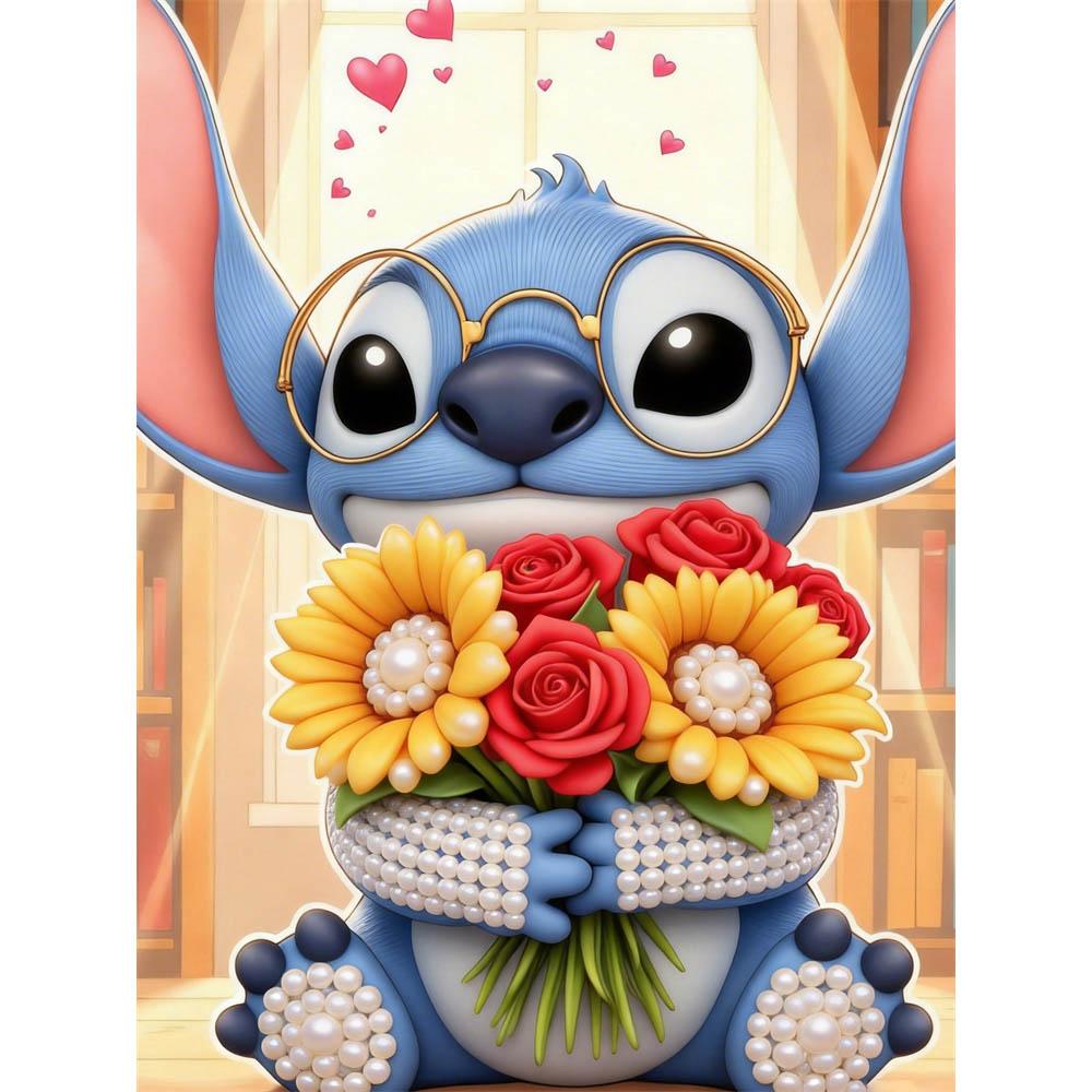 

Disney Pearl Stitch Bouquet Confession Creative Art 5D Exquisite Landscape Sparkling Craft Home Wall Decoration DIY Handmade Gift 35x45cm