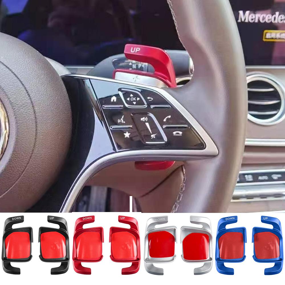 Shifter Paddle For Mercedes Benz 2022 C E Class W206 W223 C180 C220d All-Terrain AMG Line Car Steering Wheel DSG Shift Extension