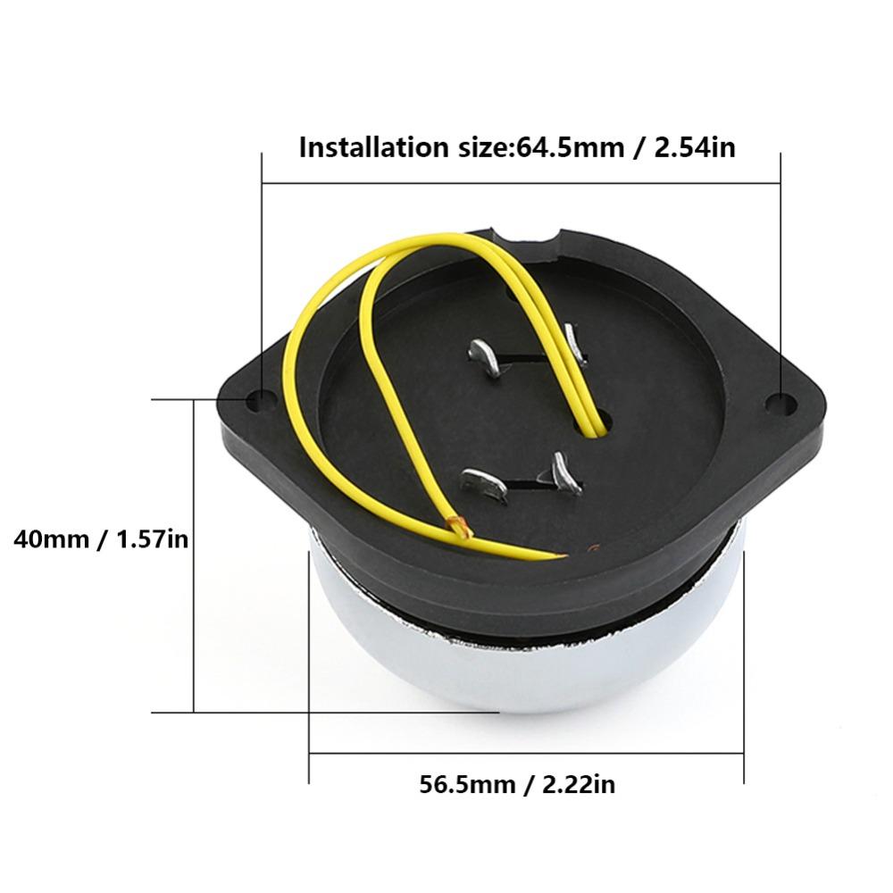 אות זמן פעמון חשמלי 2 אינץ' סוג מכה פנימית פעמון אזעקת אש ללא ניצוץ 220V 5W טבעת חשמלית נירוסטה אזעקת אש