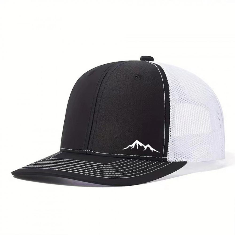 

Adjustable Quick-Drying Baseball Cap Flat Brim Snapback Hat Creative Trucker Hat Summer Style 3