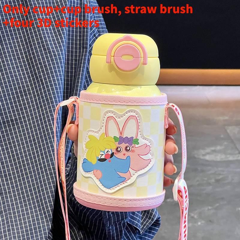 Kids Insulated Water Container With Large Volume And Portable Design For School And Picnic