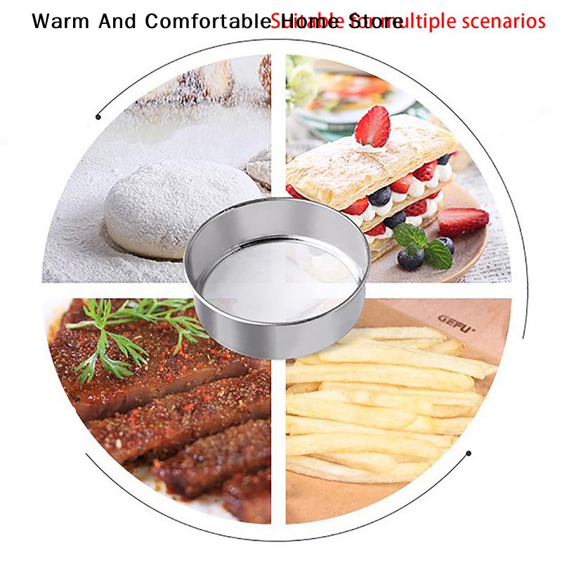 40 Mesh Round 304 Stainless Steel Lab Sieve Aperture Standard Sifters Shakers Kitchen Flour Powder Filter Screen Soil Strainer