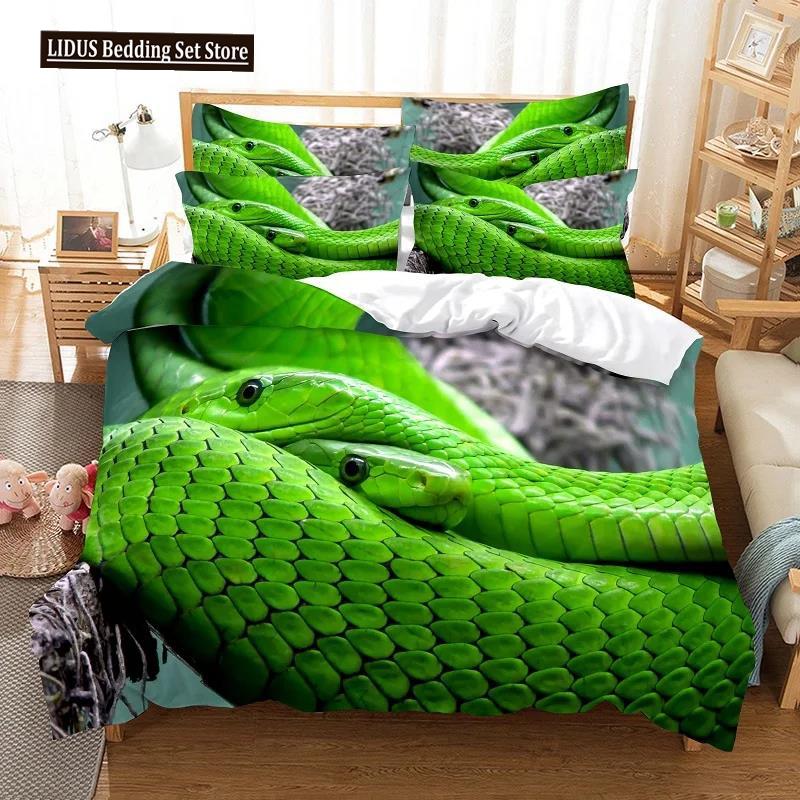 Spider And Animals Bedding Set Microfiber 3D Print Duvet Cover Queen King Size Fashion Design Comforter Cover With Pillowcases