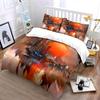 Sunset Sailboat Abstract Art Bedding Duvet Cover Set Duvet Cover Pillowcases  (1*Duvet Cover 2*Pillowcases, Without Duvet Insert)
