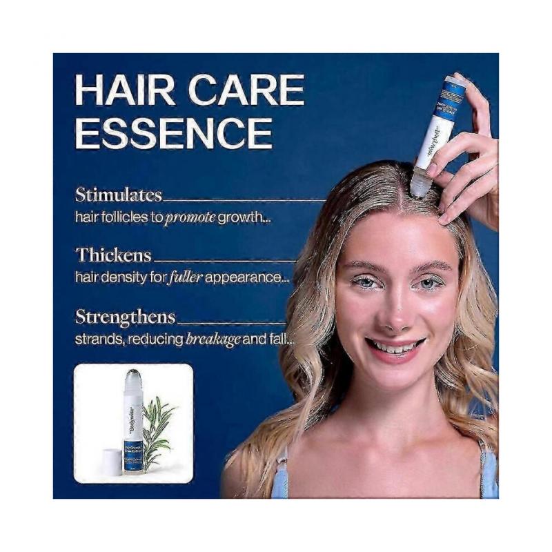 3PCS Be Bodywise Hair Growth Serum Roll On - 3% Rosemary, 3% Redensyl & 2% - (25ml)