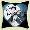 C-Corpse Bride Cartoon Anime Pillow Covers Cartoon Sofa Decorative Home Double-Sided Printing Short Plush Cute Cushion Cover