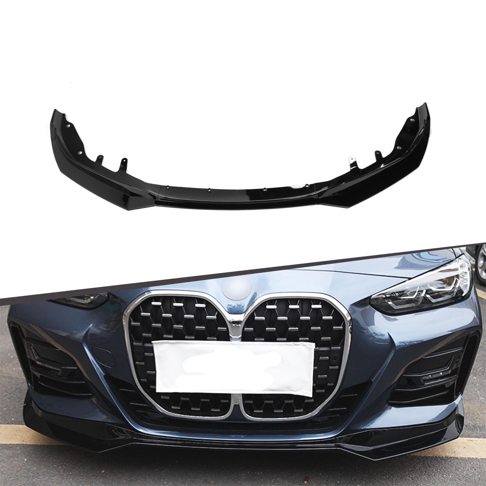 

BMW 4 Series G22/G23 Front Lip MP Style 20+ Front Splitter Diffuser Gloss Black