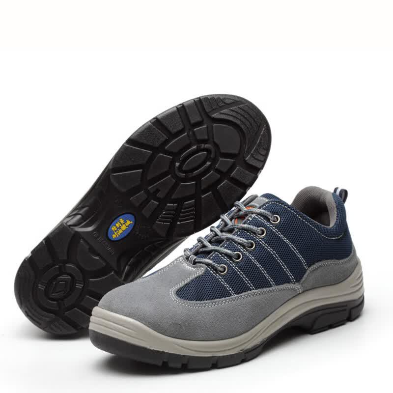QYLB Steel Toe Puncture-Proof Breathable Work Safety Shoes 36