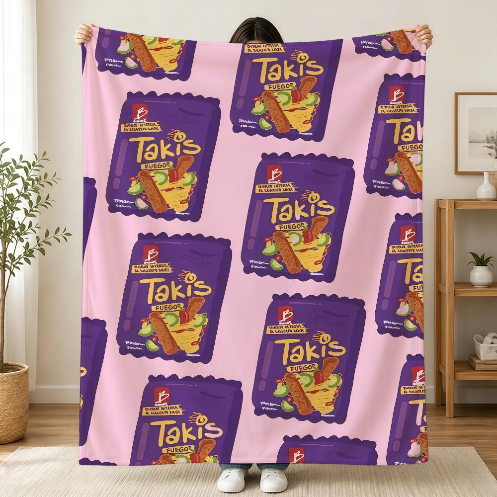 BB Design T-TakisS Blanket Printed Flannel Soft Warm Cozy Season Nap Bed Sofa Travel Camping Gift Adults Kids