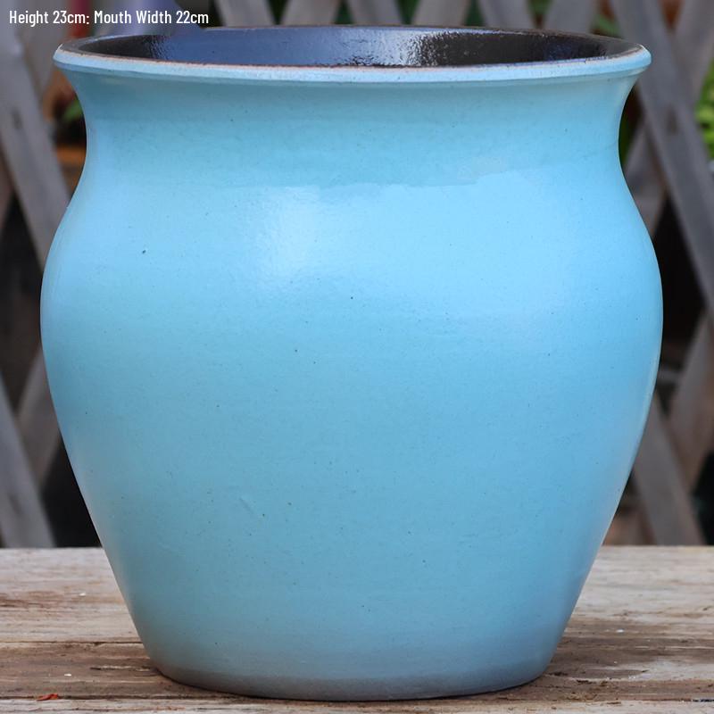 Large Handmade Ceramic Pot for Succulents, Trees, Roses, and Bougainvillea