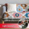 Floral & Avian Print Multi-purpose Throw Blanket